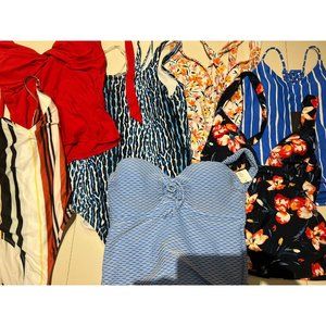 NWT Swim One piece, tankini tops, separates Wholesale Liquidation bulk reseller